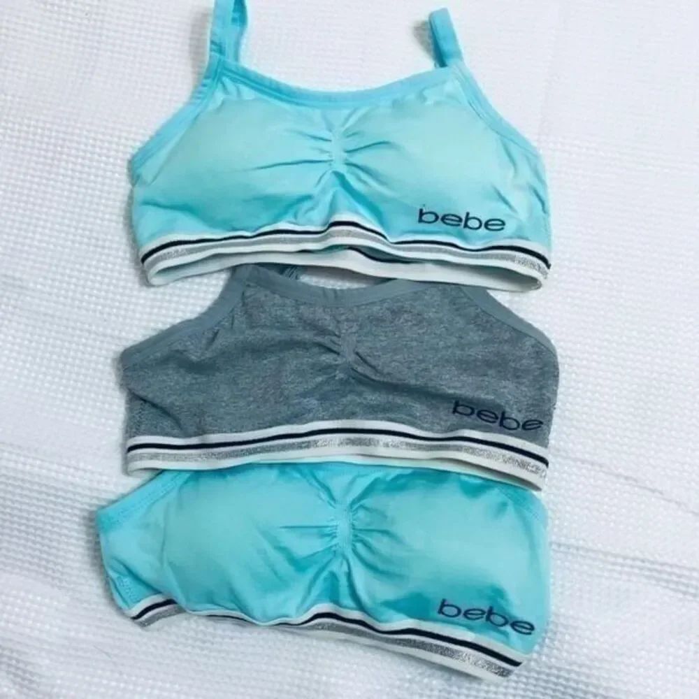 Bebe girls Sports Bra size M….0221